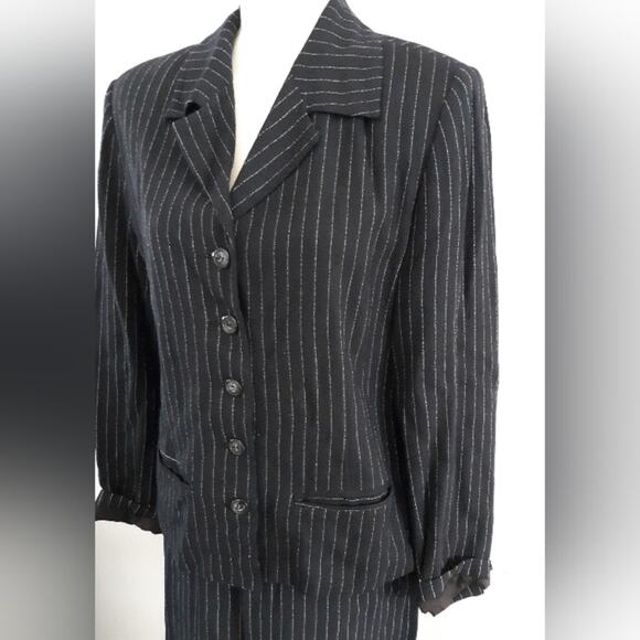 VTG Express Tailleur Blazer & Skirt Set - Picture 2 of 7